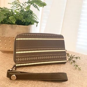 THIRTY-ONE never used grey wristlet